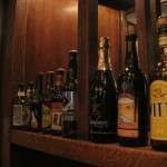 Just some of the great bottle selection at the Grill