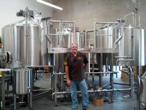 Mother Earth's Dan Love with the new system at Premier