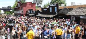 Fans line up at the entrance of the Paso Robles Event Center for the 2015 Firestone Walker Invitational Beer Festival