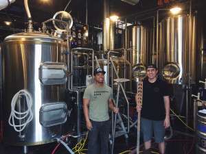 Derek Gallanosa and Saint Archer's Nick Marron, collaborating February 17 on a Berlinerweiss at Abnormal