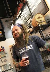 Toolbox Brewing Company head brewer Ehren Schmidt