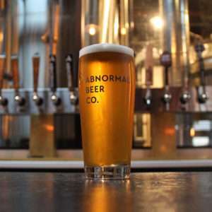 Boss Pour IPA from Abnormal Beer Co. inside Rancho Bernardo's The Cork & Craft